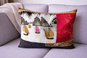 Coussin la baie d’ha-long Vietnam