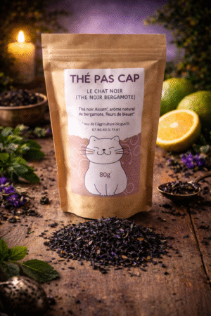 Thé noir le chat noir