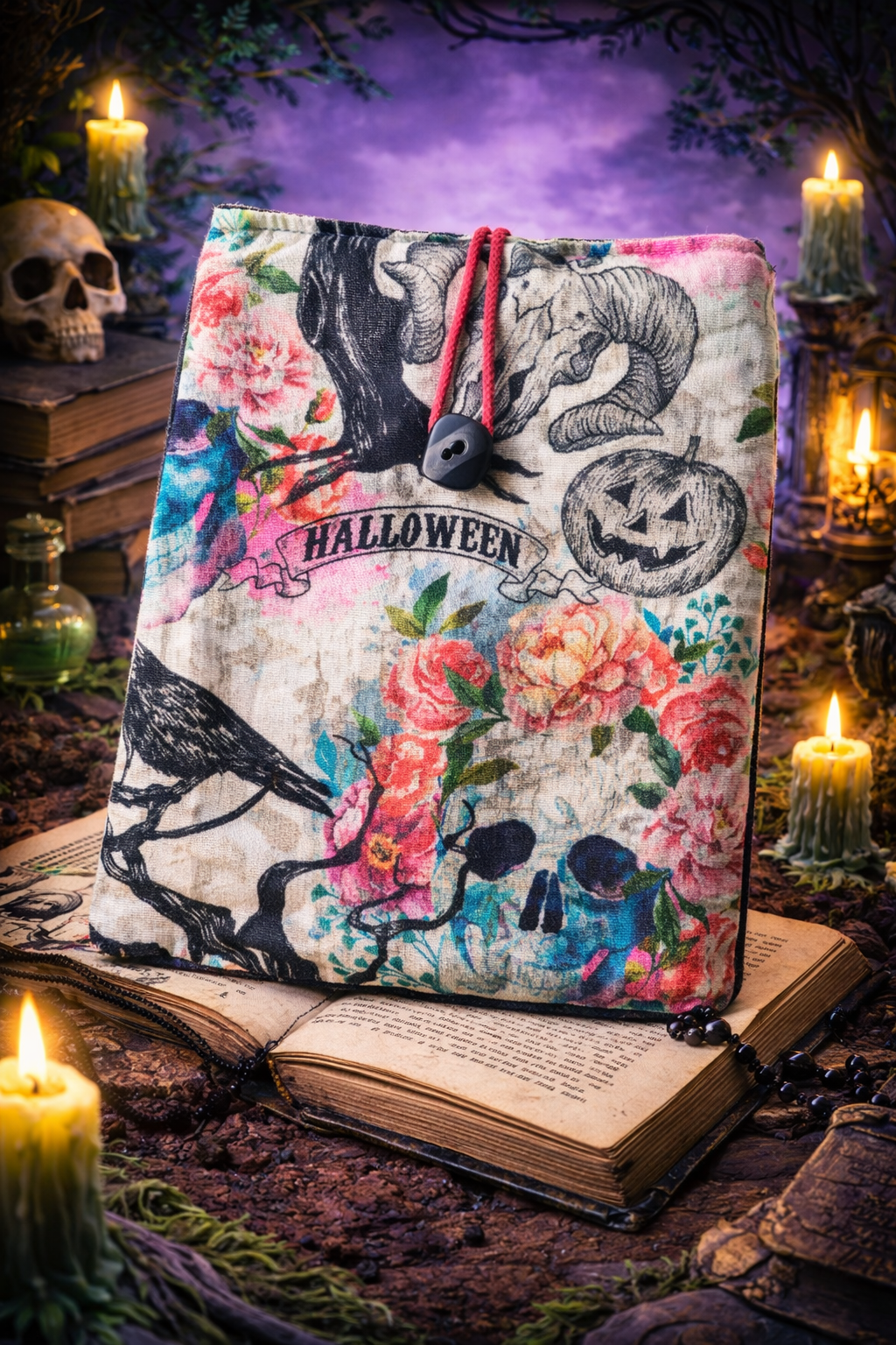 pochette à livre Halloween