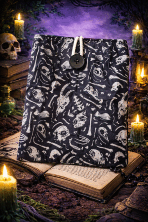 pochette à livre squelette