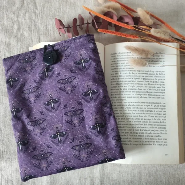 pochette à livre papillon