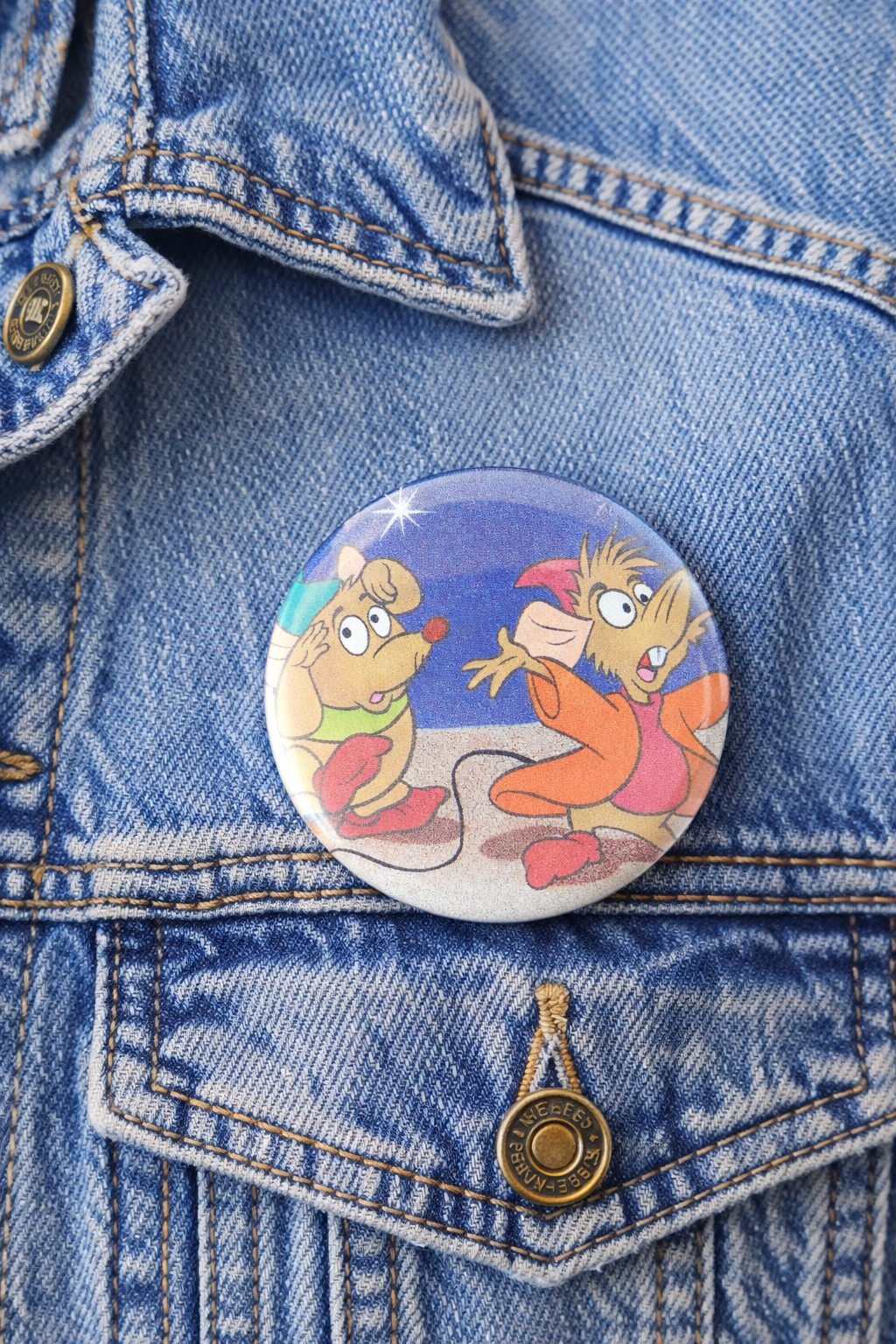 badge souris cendrillon