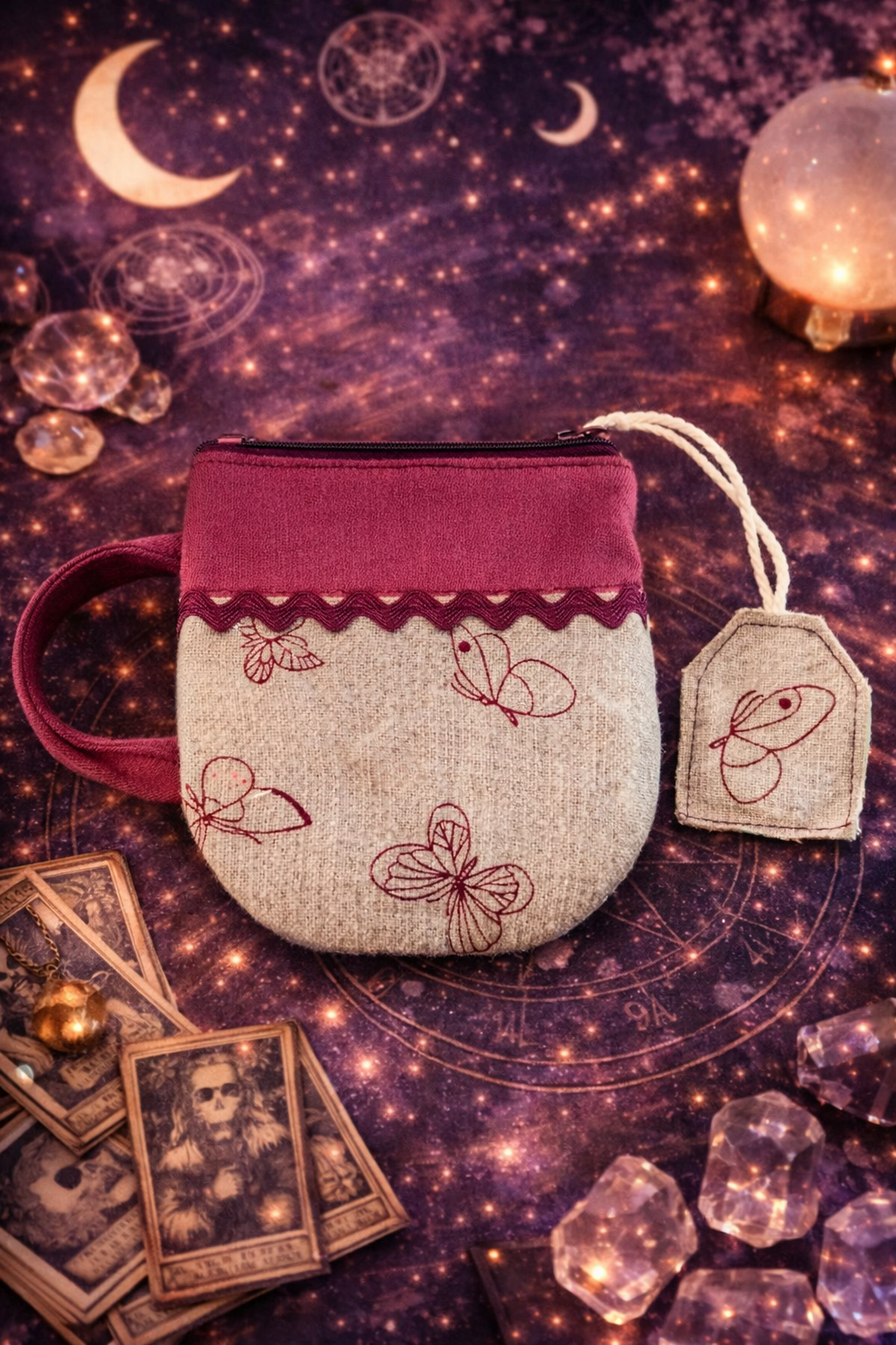 porte monnaie papillon