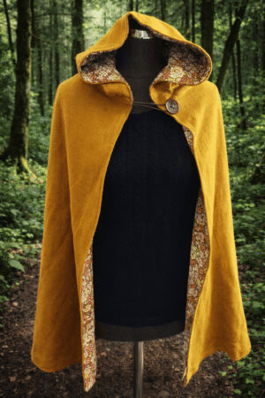 Cape jaune réversible